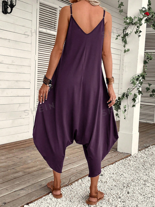 HollywoodFashion Women's Summer Jumpsuit Strap For Casual Wear
